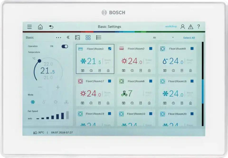 Bosch Air Center Control Zentralsteuerung