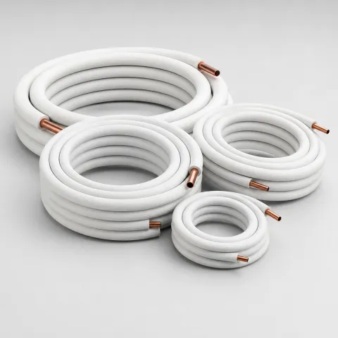 6.35 mm (1/4") Insulated Copper Pipe — 50 m Coil